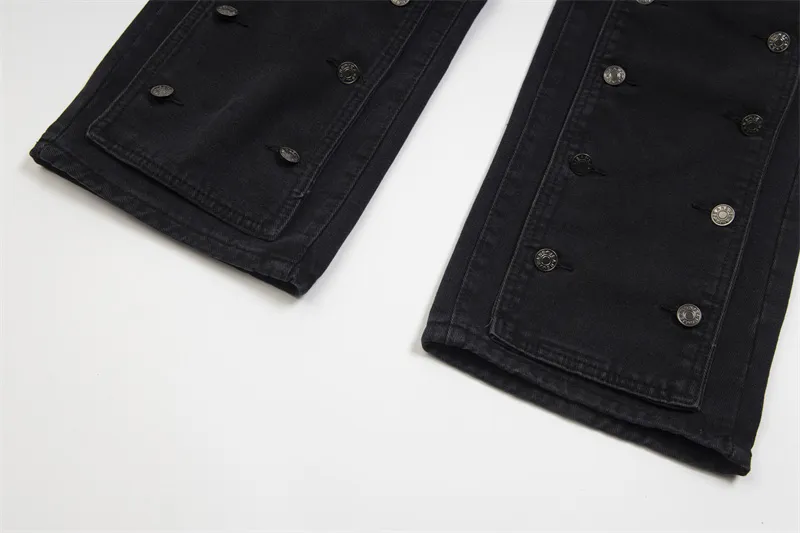 Nuovo Y/project Patchwork Lavato Jeans Pantaloni Uomo Donna Casual Pantaloni della migliore qualità_voghion.com