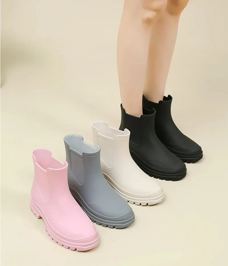 Regnstövlar Dam Vattentät Isolerad Gummi Skor Dam Trädgård Galoscher Boots Dam Fiske Vatten Sko Botas Para Lluvia_voghion.com