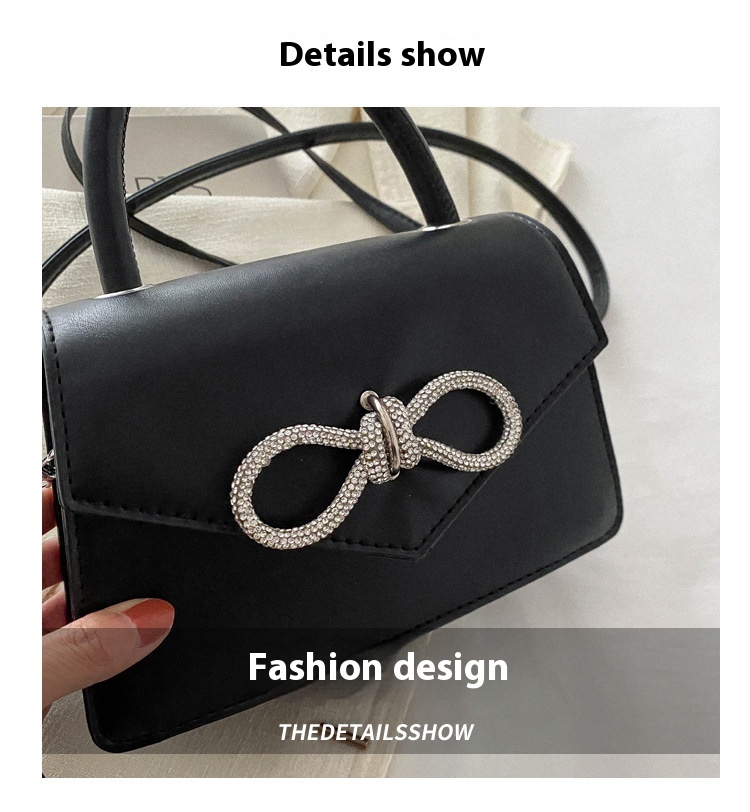 Elegante borsa a tracolla da donna con fiocco - versatile handbag_voghion.com