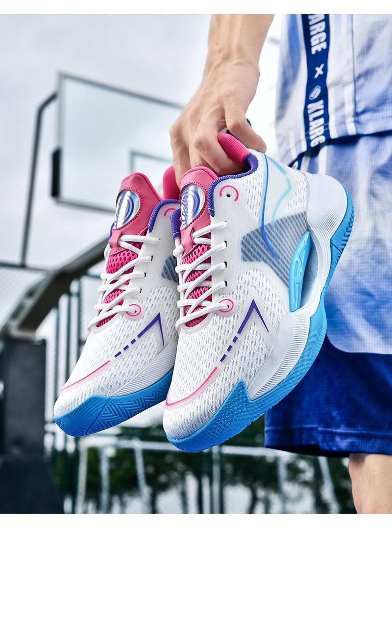 Ultraleichte Basketballschuhe Herren, professionelle Wachen, solide Turnschuhe, atmungsaktive Single-Mesh-Sneaker für_voghion.com