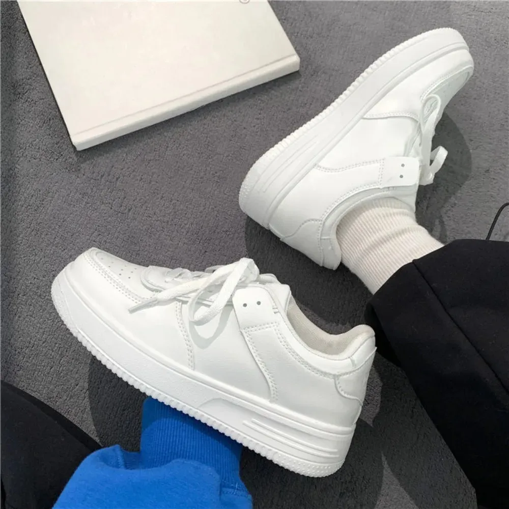 Tennis spring autumn sports board fashionable comfortable colorful and casual college style white shoes for women 241111_voghion.com