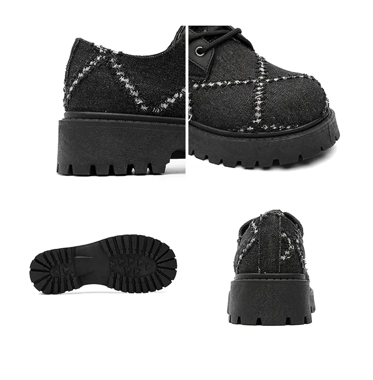 Scarpe derby platform uomo casual in pelle stile beggar_voghion.com