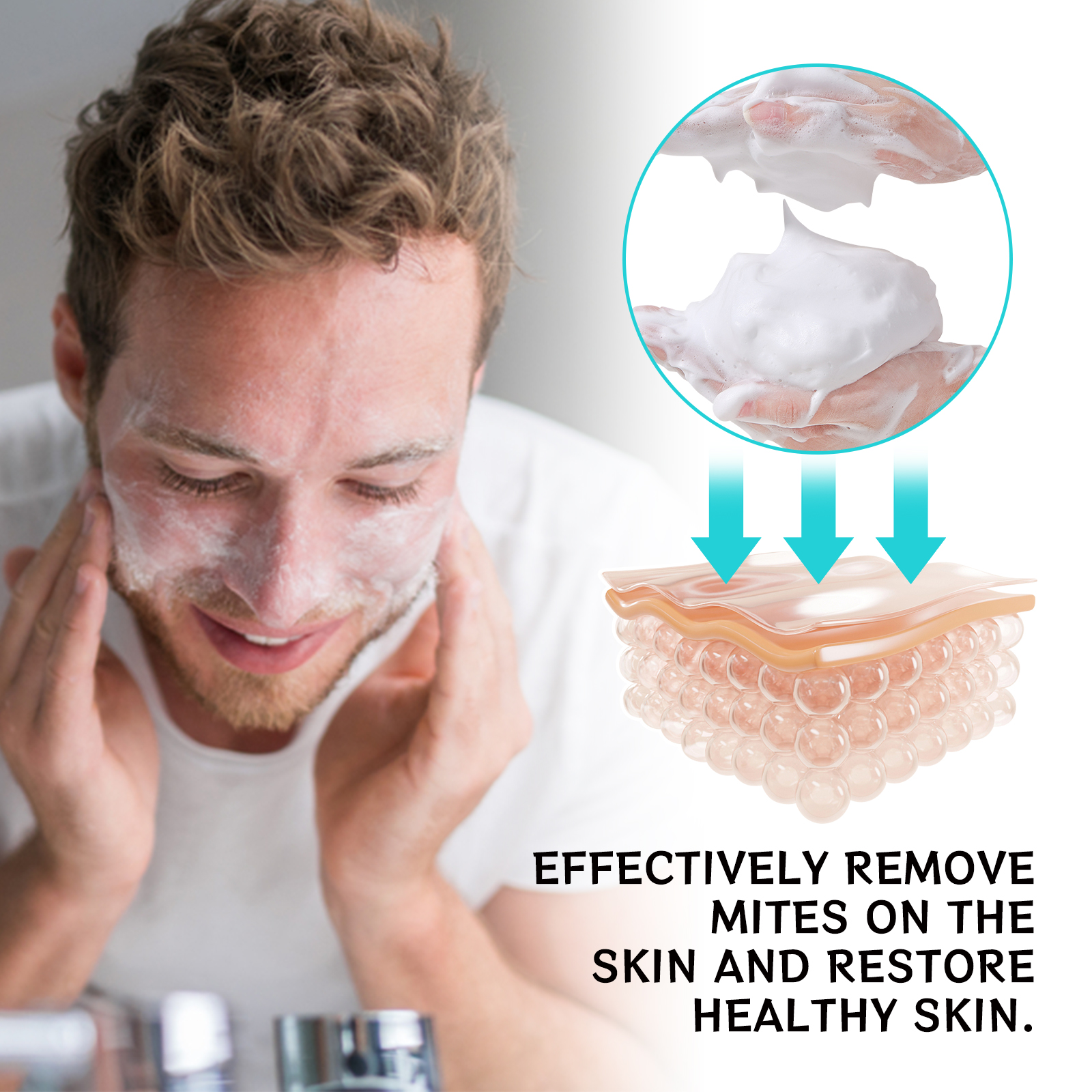EELHOE Aurora Purifying Mite-Removing Soap, Deep Cleansing Facial Body Skin Fade Acne Print Multi-Effect Cleansing Soap_voghion.com