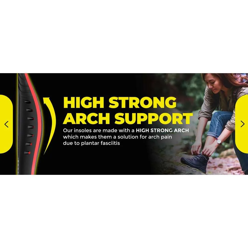 Premium Anti-Fatigue High Arch Support Uomo Donna Plantare Fascite Plantare Ortesi Suola Scarpe Stare in Piedi Tutto il Giorno Piedi Piatti_voghion.com