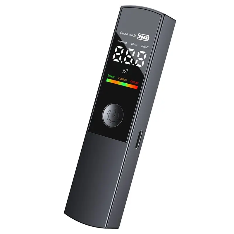 Rechargeable Digital Alcohol Tester Portable Breathalyser For Drivers_voghion.com