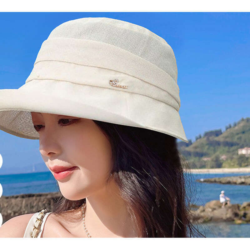 Women's Summer Rolled Edge Fisherman Anti-ultraviolet Fashion Hundred Face Hat_voghion.com