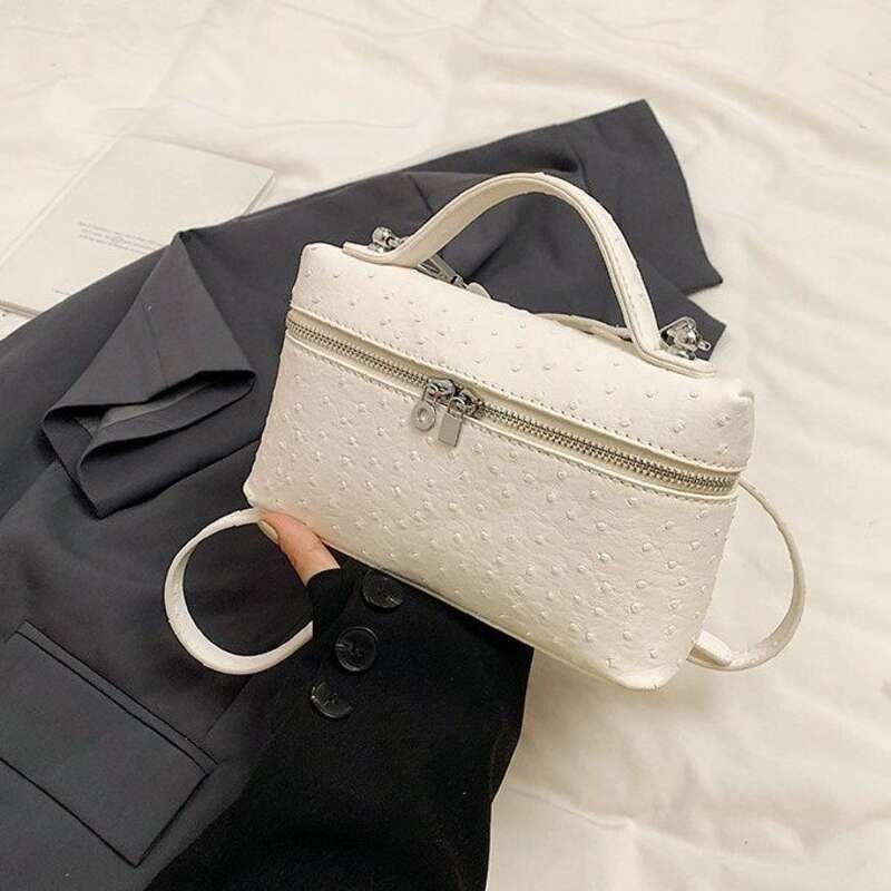 Nouveau mini sac à bandoulière à motif d'autruche_voghion.com