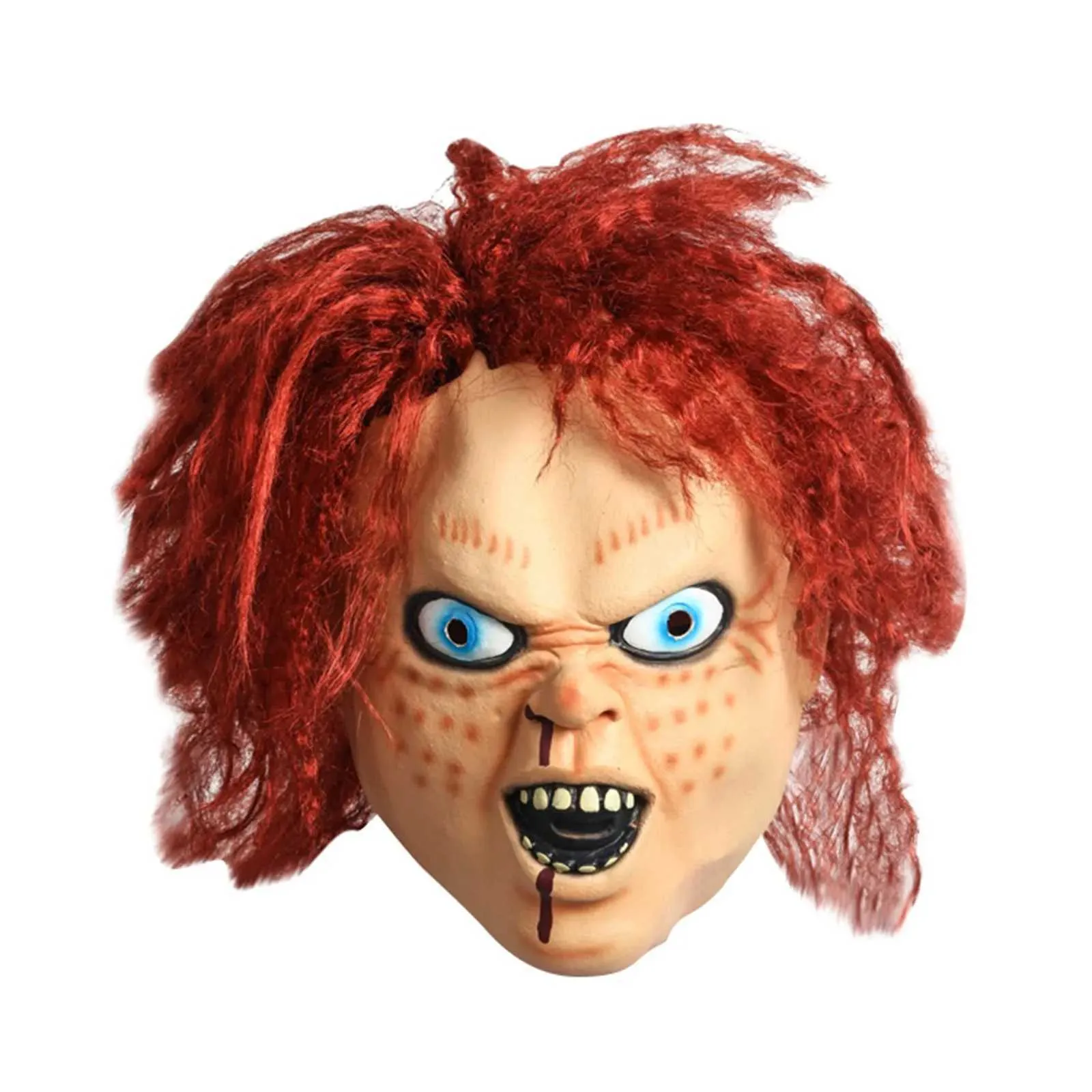 Máscaras de terror de Halloween para adultos, máscara de vampiro, zombi, monstruo, disfraz de látex, fiesta de carnaval, casco de cabeza completa, casa embrujada_voghion.com