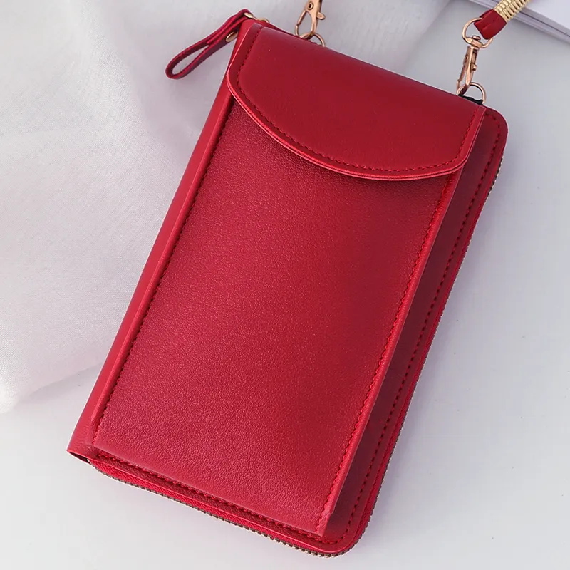 Yogodlns Lässige Handy-Umhängetasche für Frauen aus PU-Leder, multifunktionale Messenger-Handtasche mit Klappe, Damentasche_voghion.com