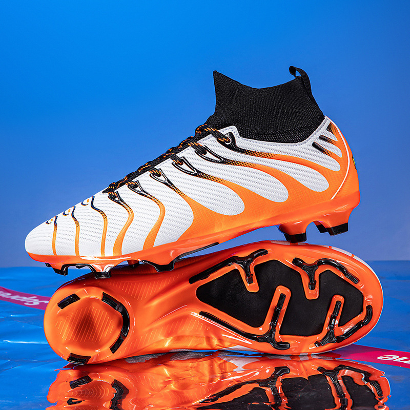 Chaussures de football pour hommes Chaussures d'entraînement de jeu pour jeunes étudiants en gazon artificiel AG
