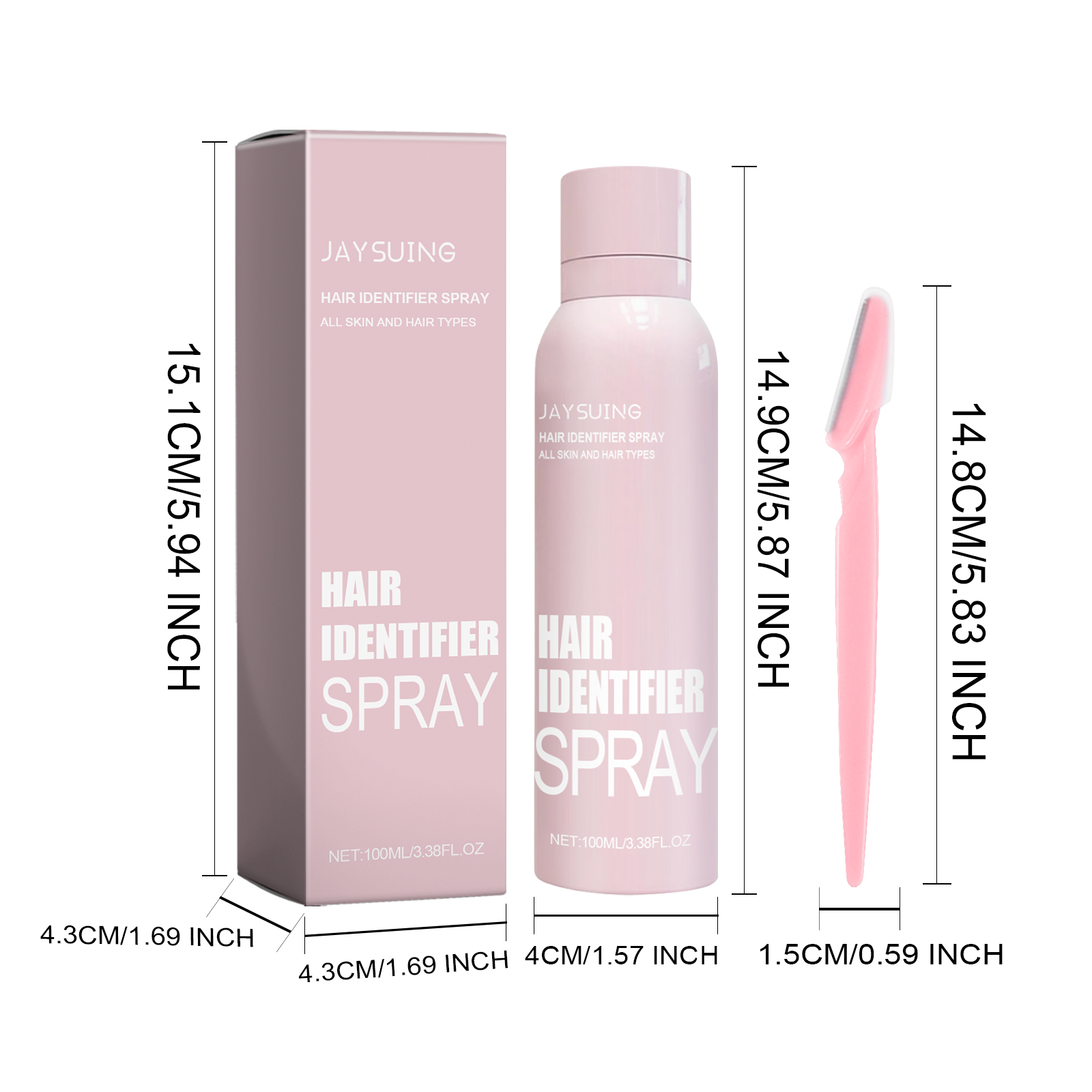 Jaysuing Facial Hair Removal Spray, Easily Softens Hair Facial Cleansing And Gentle Hair Removal Spray_voghion.com