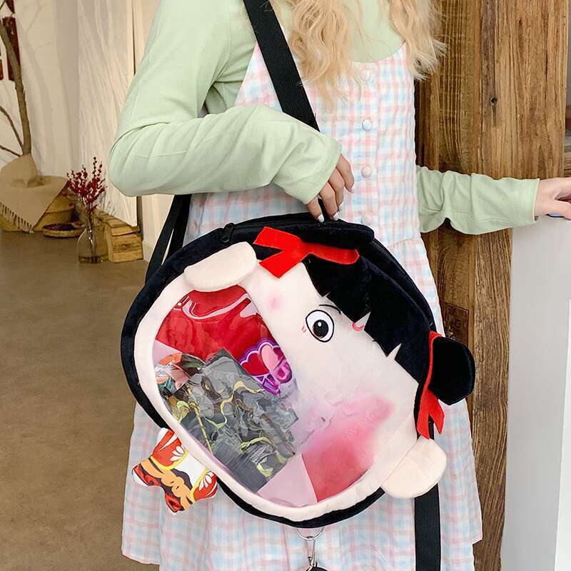 Fashionable Cute Doll Large Capacity Bag_voghion.com