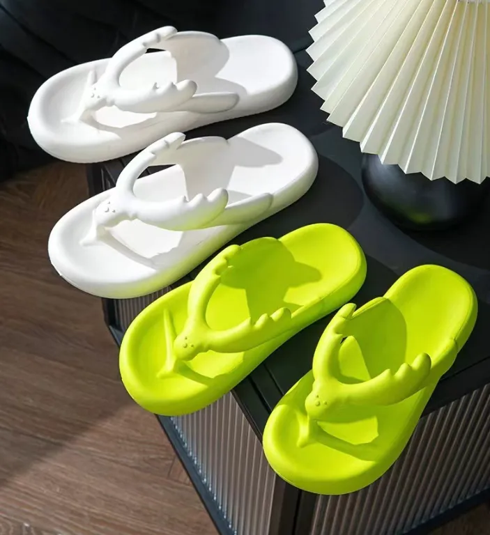 Thick Soled Flip-flops For Men And Women Summer Beach Sandals_voghion.com