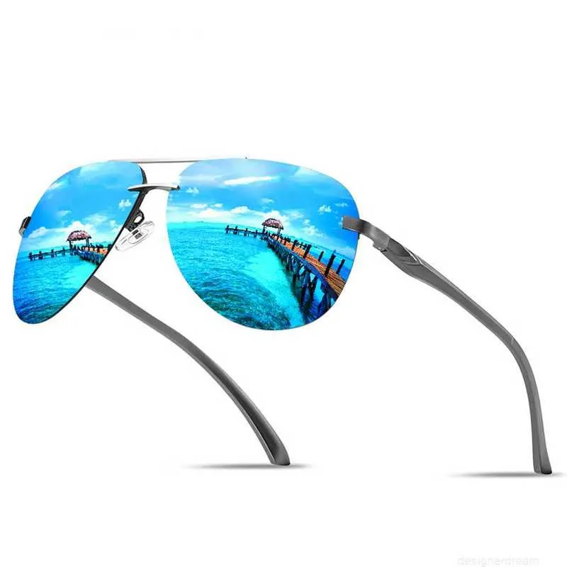 Designer New Polarized Men Classic Driving Sun Glasses Metal Frame Mirror Lens Sunglasses MenWomen 545Y_voghion.com
