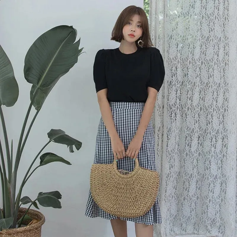 Ydlns Fashion MOON Straw Handbags Summer Beach Rattan Bag Handmade Vintage Woven Handbag For Women bolsa femme 240809_voghion.com