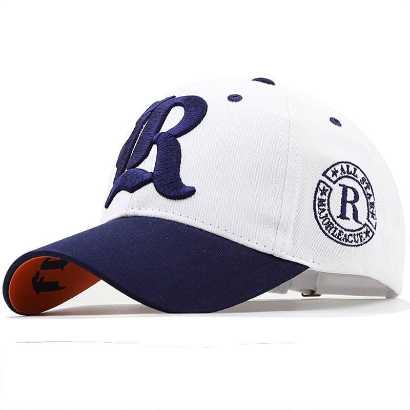 Hot selling breathable hardtop summer fishing baseball cap for men and women, 3D embroidered duckbill cap for sun shading and sun protection