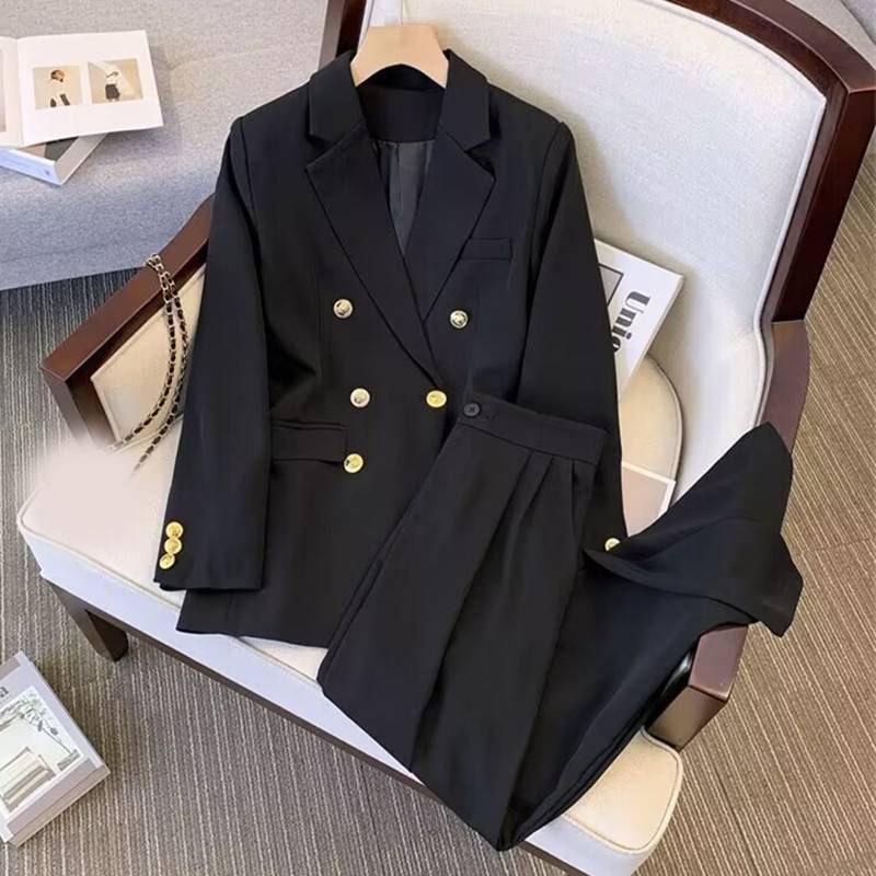 Ensemble de costume Style déesse pour femmes, édition coréenne populaire, haut de gamme, Style paresseux, décontracté et polyvalent, nouvelle collection printemps et automne 2024