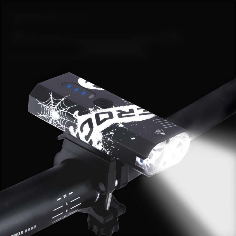 New Bicycle Mountain Riding Lights, Intelligent Light Sensing USB Charging, Mini Headlights, Flashlight_voghion.com