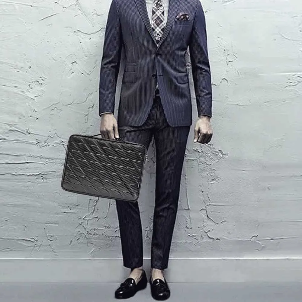 101314 360 Protective Lightweight Business Messegerbag Shoulder Bag Handbag Laptop Sleeve CaseC241107_voghion.com
