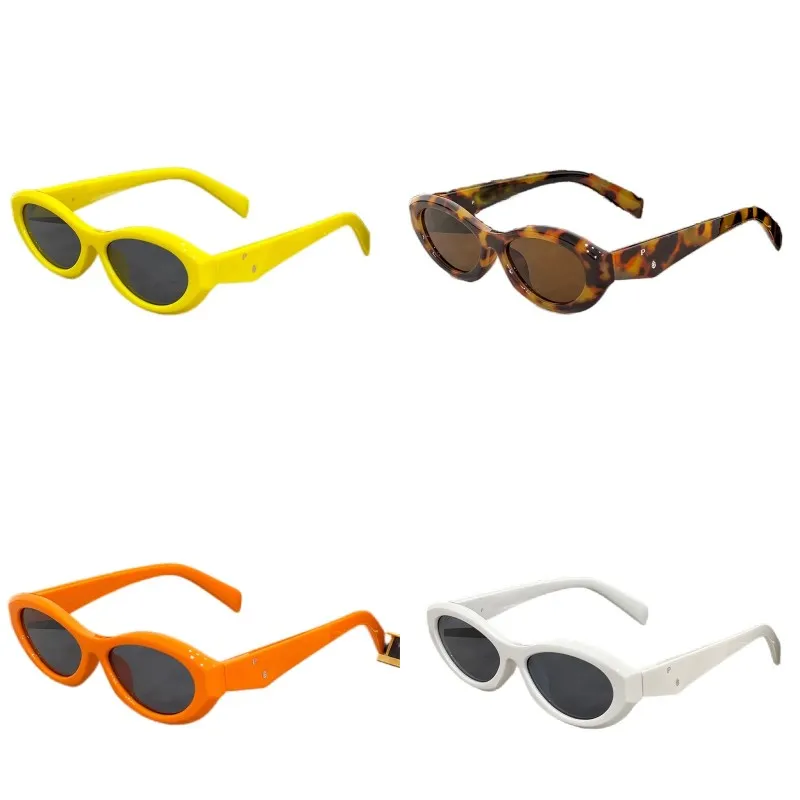 Lunettes de soleil de créateur noires UV400 verres polarisants monture ellipse œil de chat lunettes de vue classiques occhiali uomo couleur mixte_voghion.com