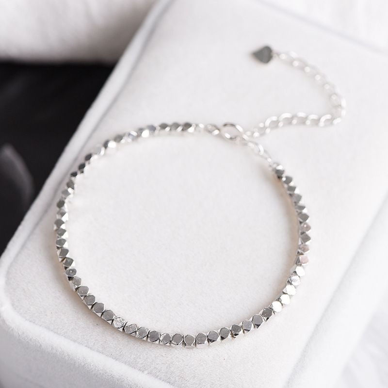 Broken Few Taels Nischedesign, kubescht Broken Sier Bracelet fir Fraen mat High-End Gefill, Handaccessoiren verschwannen net_voghion.com