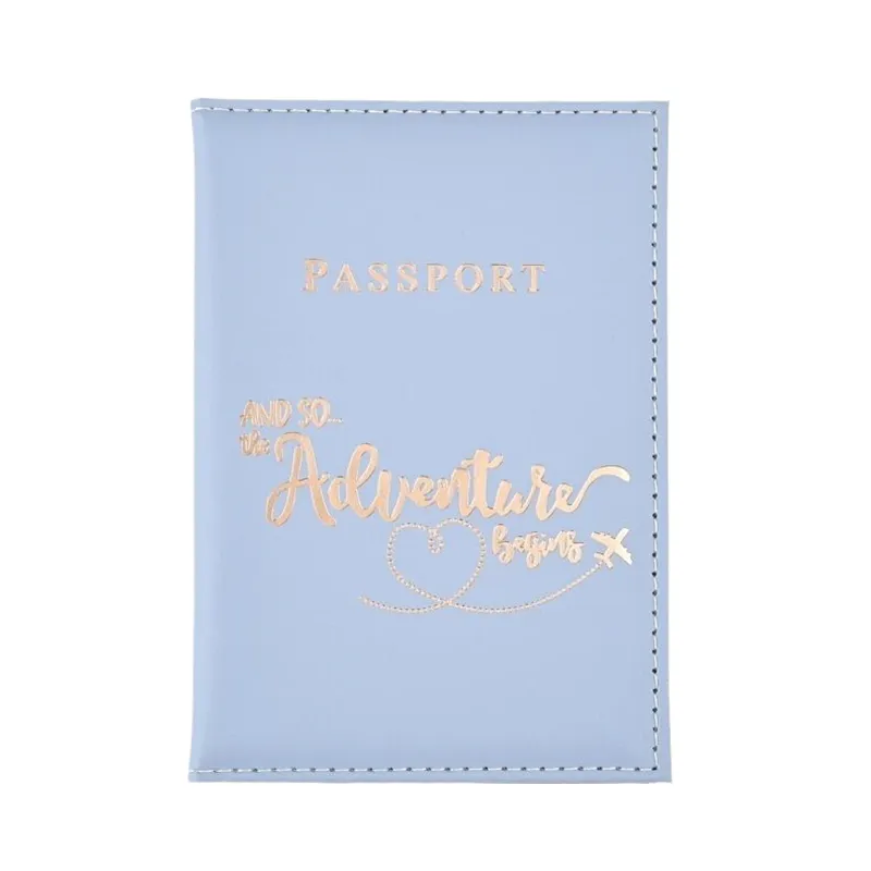 1 STÜCKE Abdeckung Tasche Für Frauen Männer Pu Leathaer Mode Reisepasshülle Fall ID Name Visitenkarten Schutztasche_voghion.com