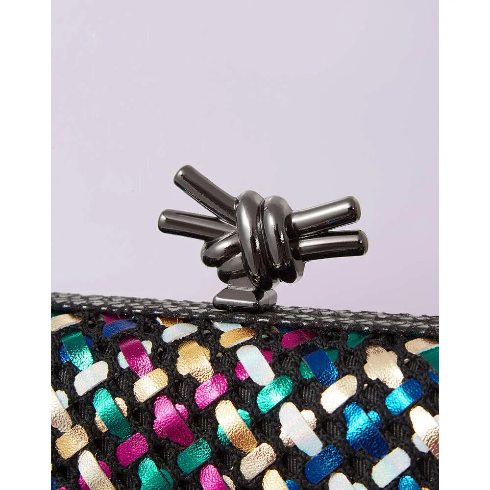 Gold Evening Clutch Bag For Women Leather And Bright E Woven Purse Elegant Ladies Metal Knot Party Handbag Bolsas_voghion.com