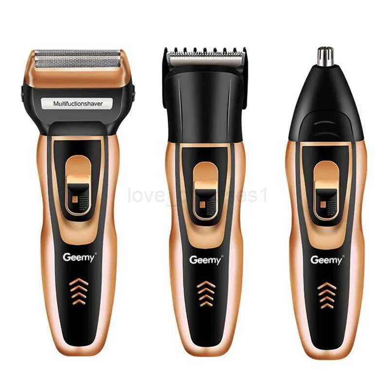 Geemy-595 Trimmer For Men Beard Trimer Professional Clipper Razor Hair Cutting Hine Haircut Electr ShaverM240715_voghion.com