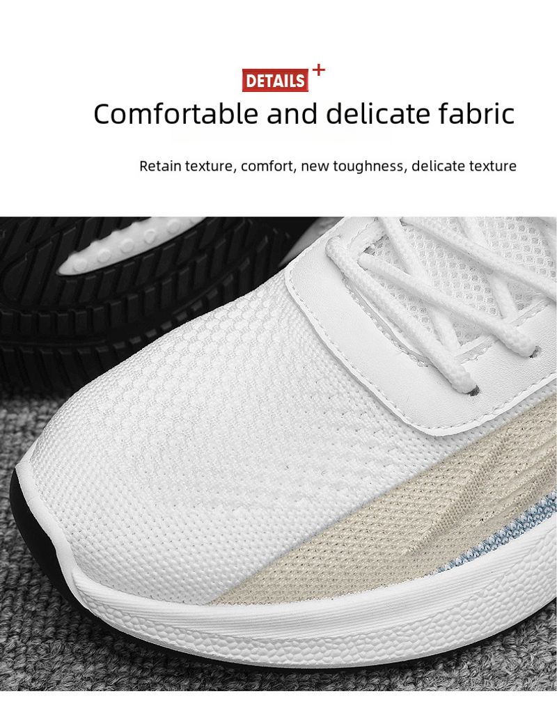 Autumn New 2023 Autumn Casual Flying Woven Sneaker Men's Breathable Comfortable Running Shoes Wholesale_voghion.com