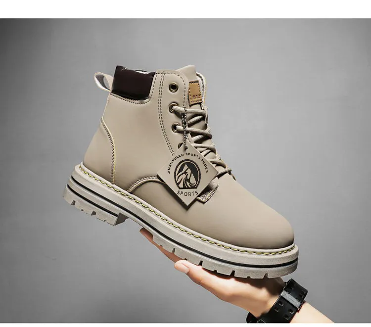 2024 Winter Nieuwe Heren Trendy Dikke Bodem Martin Laarzen Gratis Verzending_voghion.com