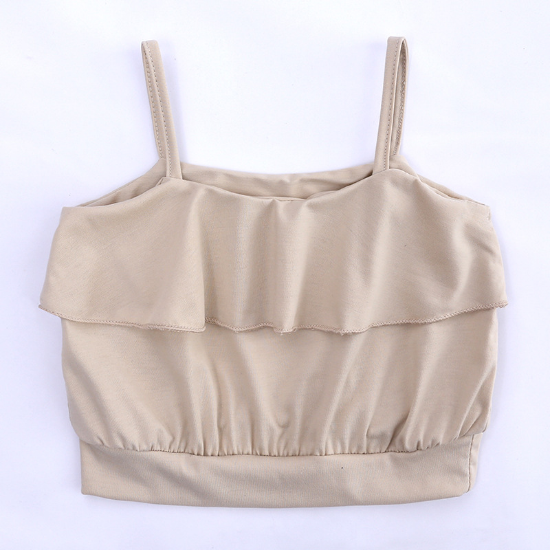 Reggicalze senza maniche alla moda per ragazze e bambini + set di due pezzi di pantaloncini di jeans INS fornitura per il commercio estero_voghion.com
