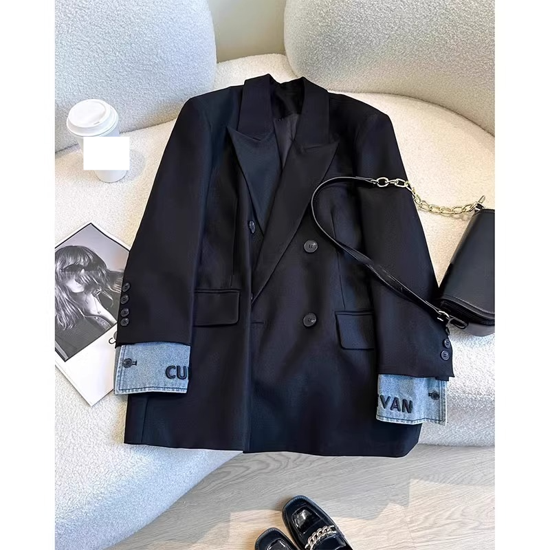 Vêtements pour femmes nouveaux hauts de niche polyvalents décontractés et amples de petite taille pour l'automne
