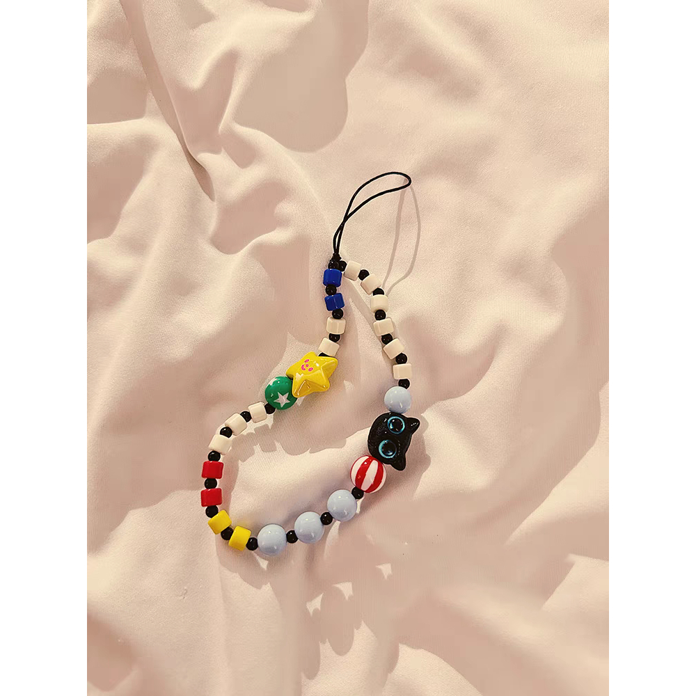 Kreatives buntes Perlenarmband, Telefonanhänger SJZJ_voghion.com