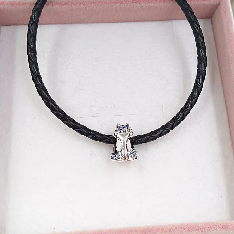 Sterling Silber Bohemian Schmuckherstellungsset Disney Frozen Nokk Pferd Charm Mädchen Perlen Kettenset Herren Armreifen für Frauen DIY_voghion.com