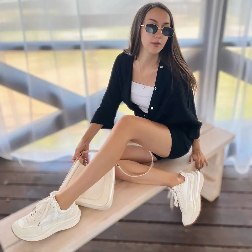 BeauToday Casual Sneakers Damen Kuh Wildleder Kunstleder Patchwork Mischfarben Schnürschuhe Runde Zehen Damen Waffel_voghion.com