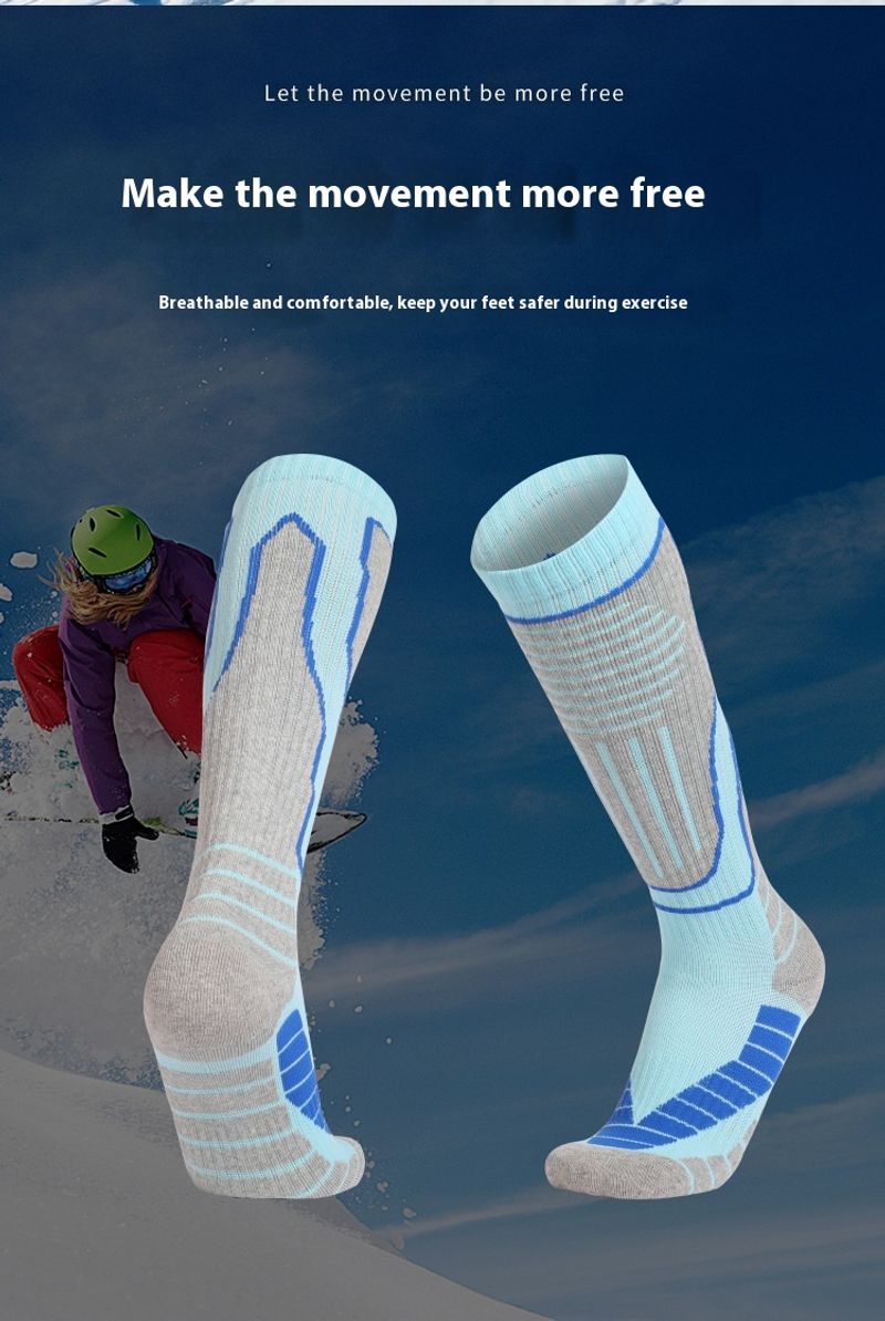 Nouveau Chaud et anti-dérapant professionnel femmes ski extérieur serviette fond épaissi haut baril Sport alpinisme_voghion.com