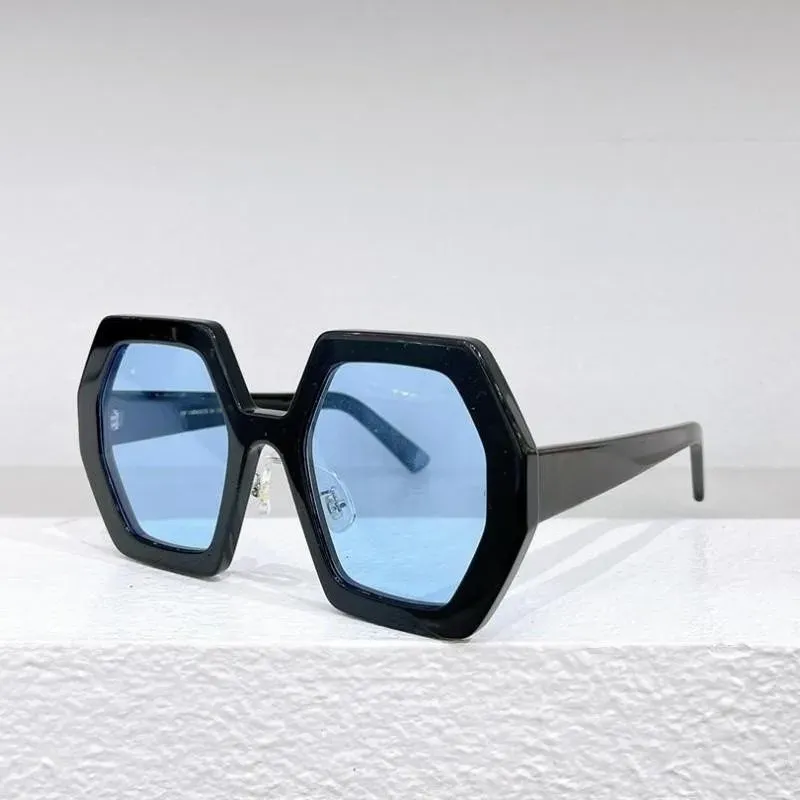Oversized solglasögon dam designer fyrkantig båge_voghion.com