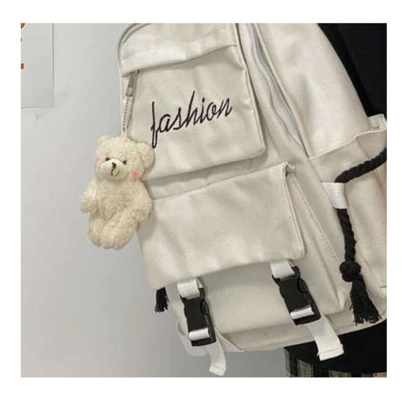 Harajuku Dark Student Canvas Backpacks_voghion.com
