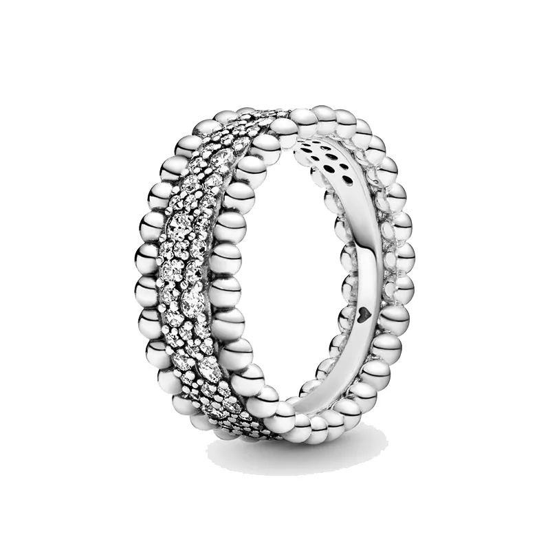 Sterg Nuovo Moda Donna Originale Corona Amore Skew Bone Fidanzamento Anello Argento Cristallo_voghion.com