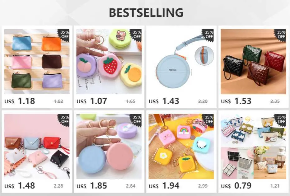 Mode Wer Muster Geldbörsen Kleine Frische Leinwand Brieftasche Dame Mädchen Kopfhörer Münze Schlüssel Geld Lagerung Tasche Zipper PouchC241210_voghion.com