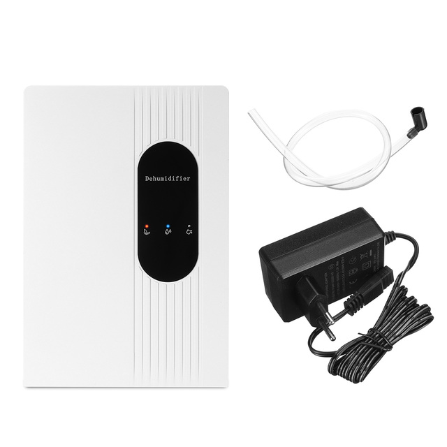 Deumidificatore da 2,5 l, essiccatore d'aria, purificatore, telecomando, schermo LED muto, deumidificatore da 42 W per la casa_voghion.com