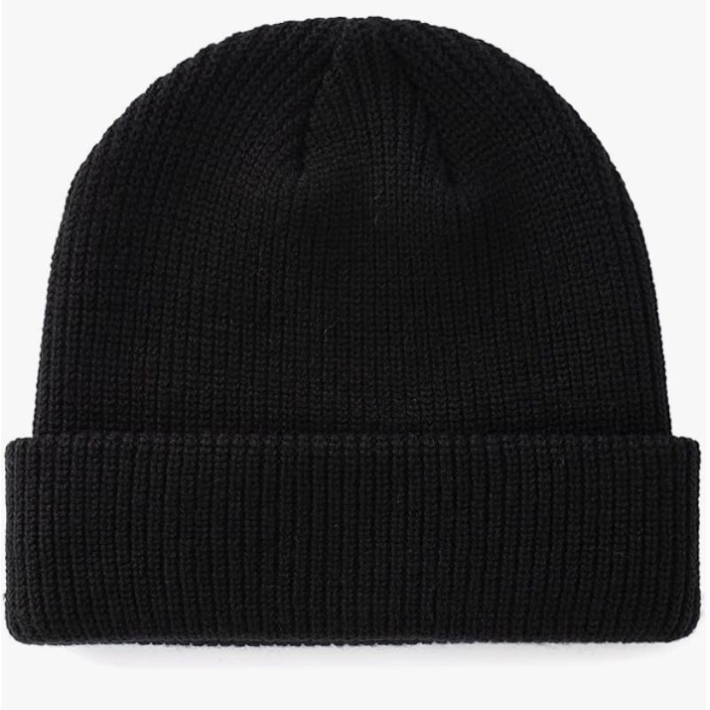 Unisex Winter Knitted Casual Skull Men's Gift Warm Cuff Beanie Cap Turn Up Hat_voghion.com