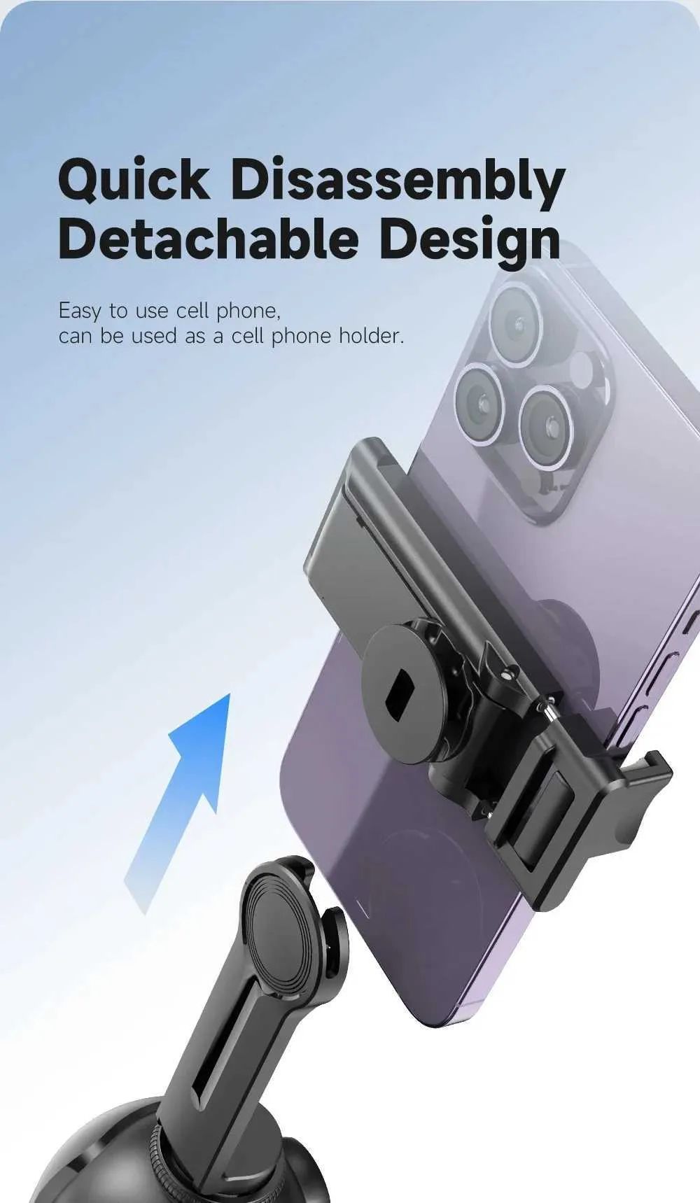 Stabilizers AXNEN P03 Stabilizer Mobile Phone AI 360 Follow Selfie Stand Face Tracking Desktop Gimbal For Cellphone And_voghion.com