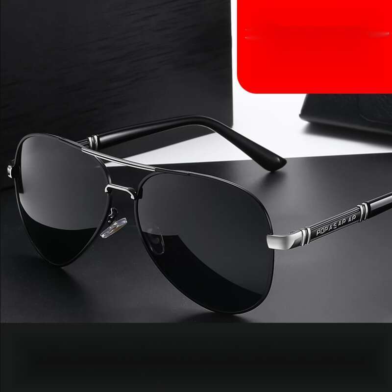 2024 Day And Dual-purpose Color Changing Sunglasses For Men With Night Vision, Driver's Polarizing Mirror, Sunglasses,_voghion.com