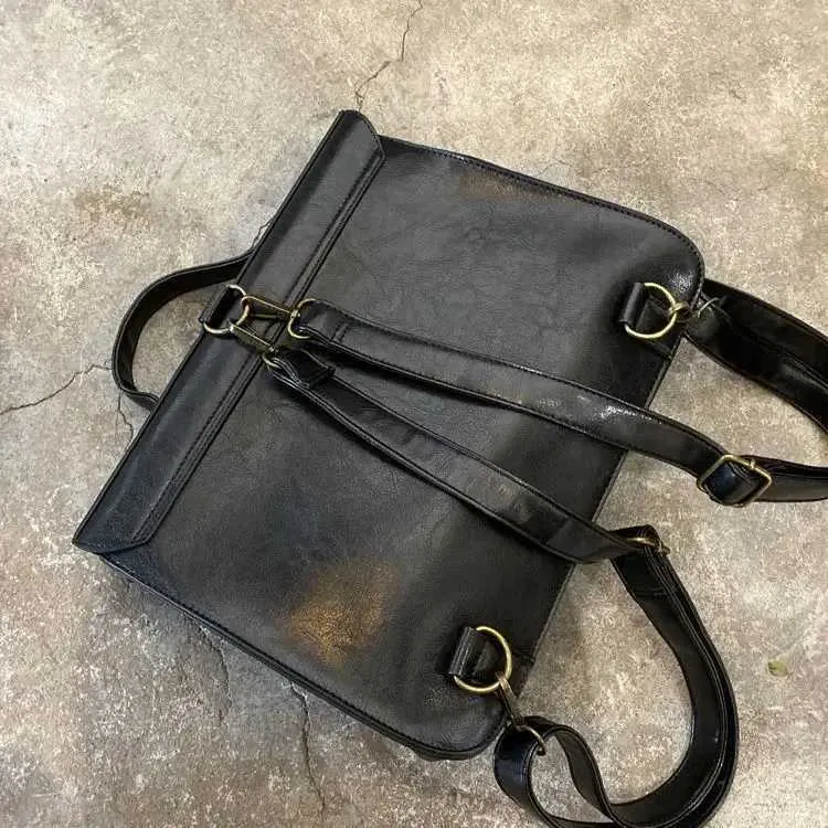 Zaini vintage in pelle PU per la scuola, per ragazze adolescenti, alla moda, per studenti universitari, borse da viaggio casual, a tracolla_voghion.com