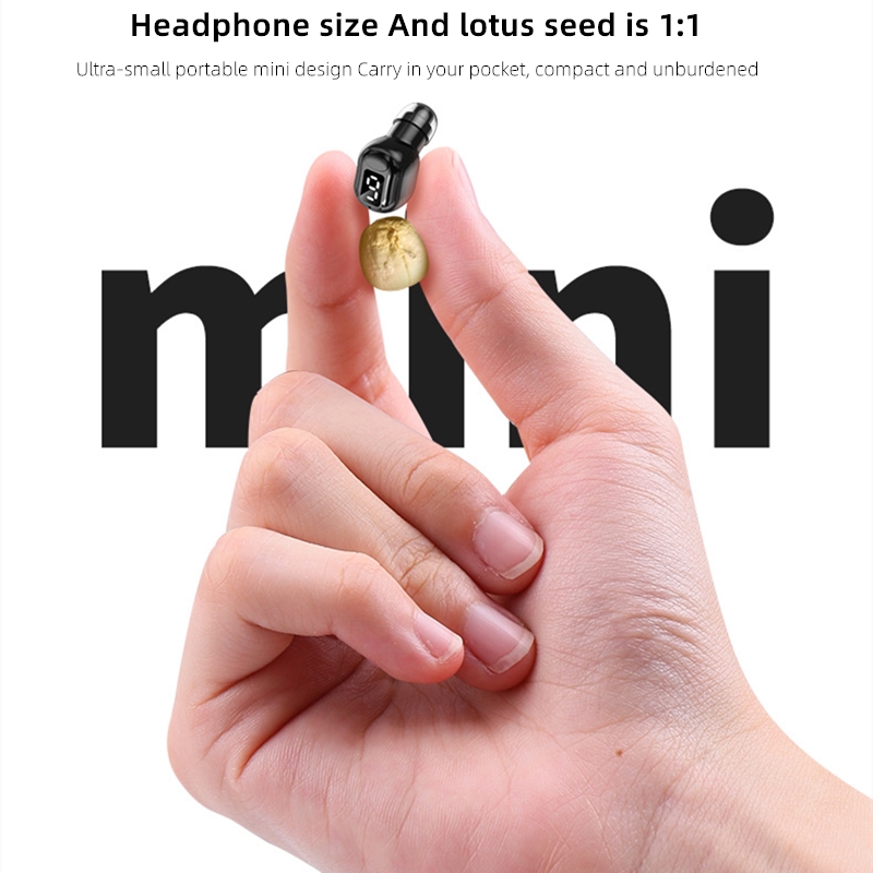 Auricolare Bluetooth V5.2 appeso all'orecchio in esecuzione ascolto canzone impermeabile wireless mini stereo HIFI con microfono riduzione del rumore auricolari_voghion.com