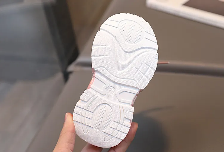 Scarpe da ginnastica per bambini, da tennis e da corsa, in pelle, per bambini, alla moda, con suola morbida, per neonati e bambini._voghion.com