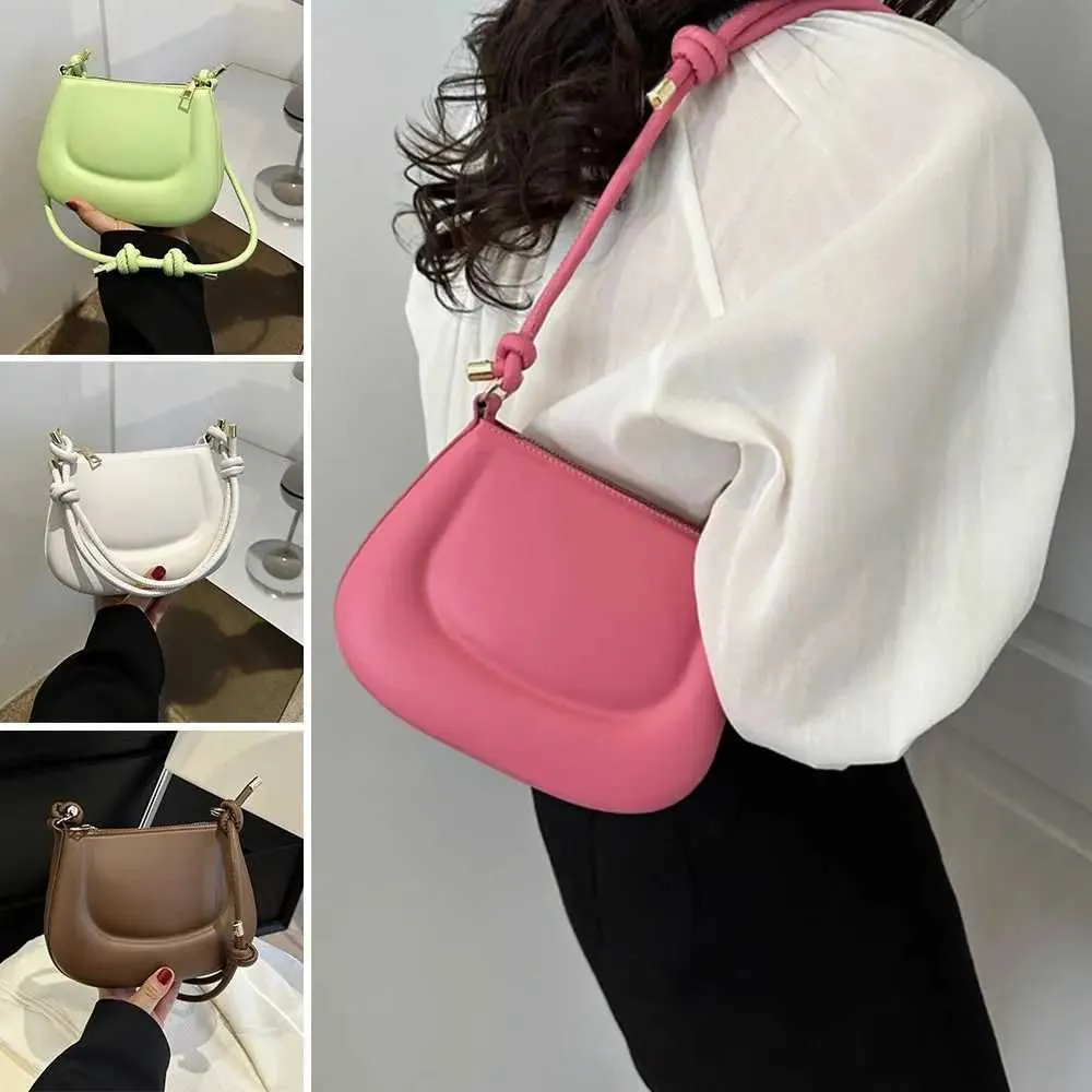 Designer Tasche Mode einfarbig unterwäsche frauen PU leder schulter tasche Y241115_voghion.com