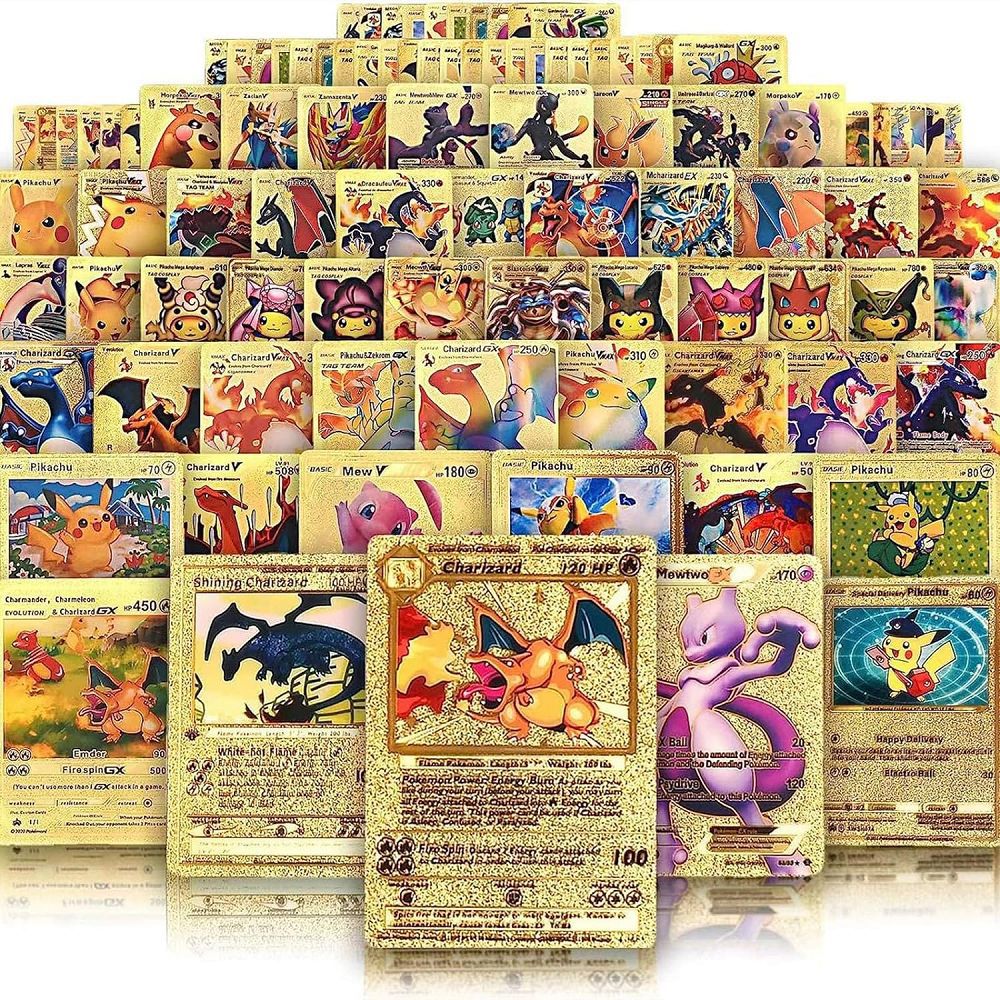 Gold Foil Cards Pokermen Deck Box