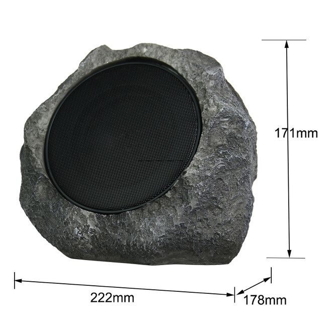 Solar Wireless Bluetooth Speaker Garden Sound Waterproof Remote Control Analog Stone Rock Speaker Lawn_voghion.com